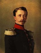 Portrait of Grand Duke Frederick I of Baden. Copy of the Winterhalter painting by R. Grether from 1857 unknow artist